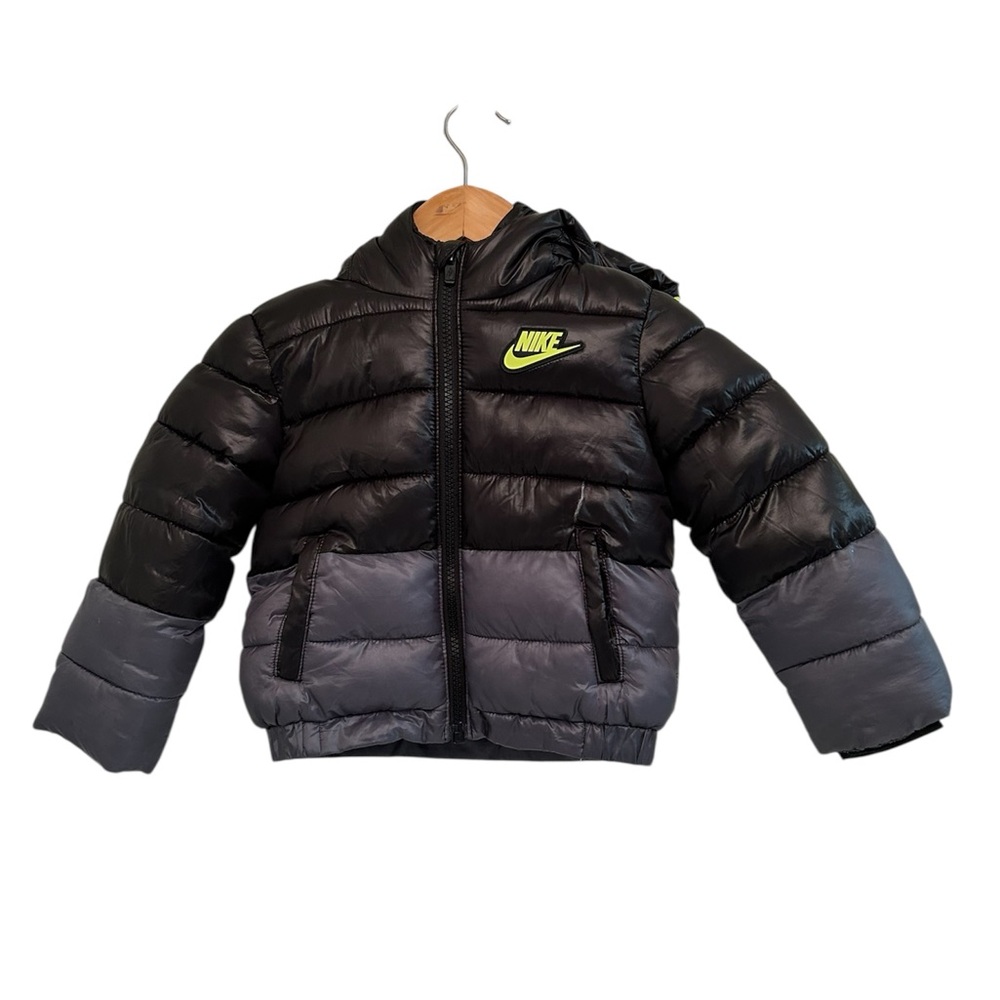Nike Puffer Jacket Coat Toddler SZ. 2T Colorblock  Just Do It
